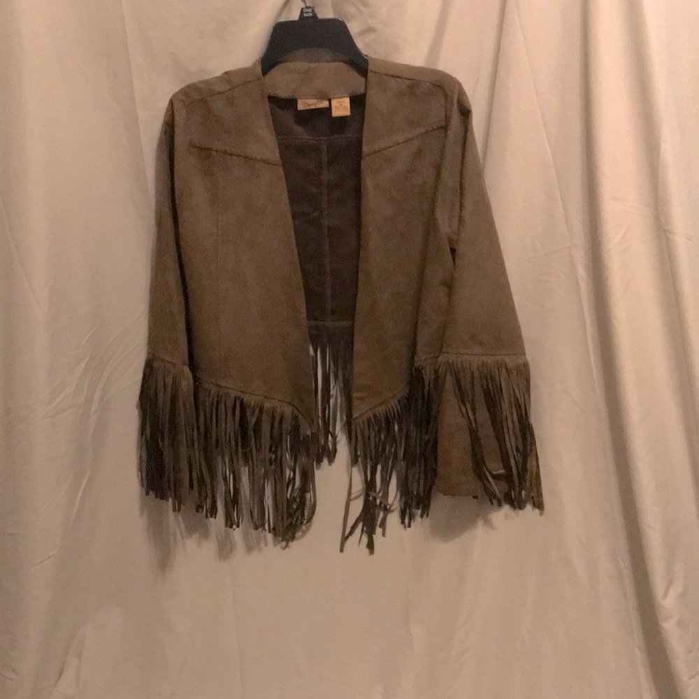 Wrangler fringe hi wasted jacket